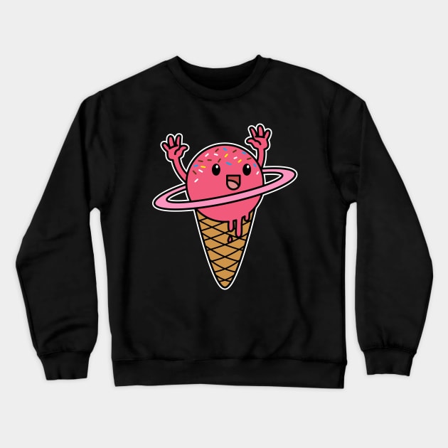 I Scream For Ice Cream Crewneck Sweatshirt by rudypagnel